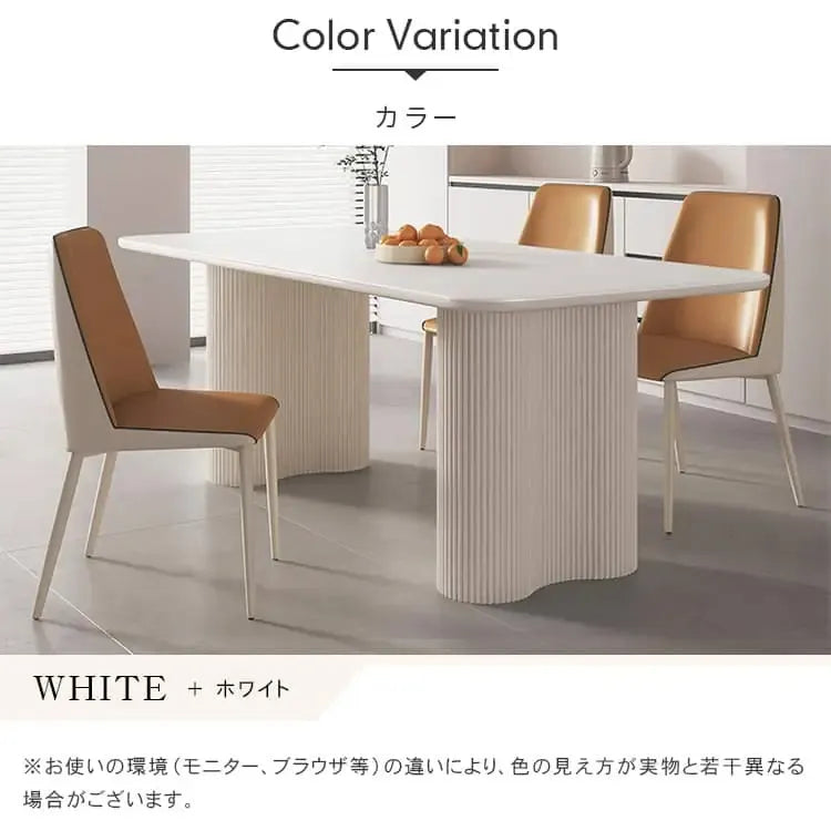 テーブル ホワイト セラミック qm-001-table