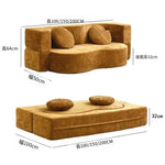 省スペース 圧縮ファブリック ソファーベッド｜折りたたみ 直線デザイン 洗えるカバー 一人暮らし向け qs-0209-56