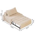 パフ風 折りたたみソファベッド 1人掛け リビング用 のびる伸縮タイプ くつろぎ系 コンパクトソファ fms-1844-01