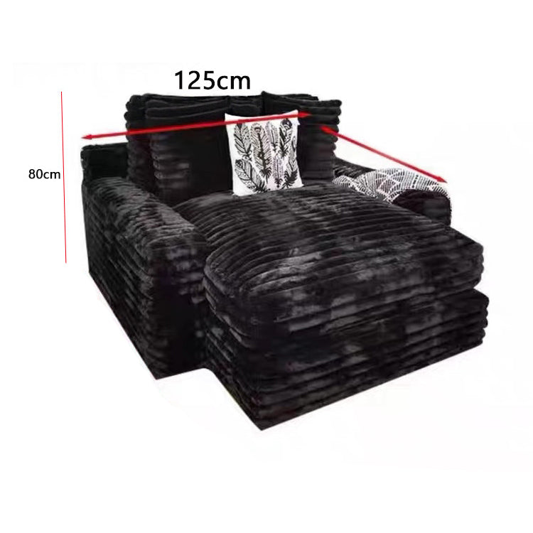 真空圧縮 ソファベッド 布製 深座面 ストレートソファ＋シェーズロング カバー洗濯可 リビング用 jj-1229-13