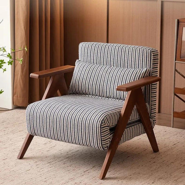 無垢材 ソファーベッド 2WAY 折りたたみ式｜幅120cm 1人用 書斎向け デザイン家具 sjdd-0225-3