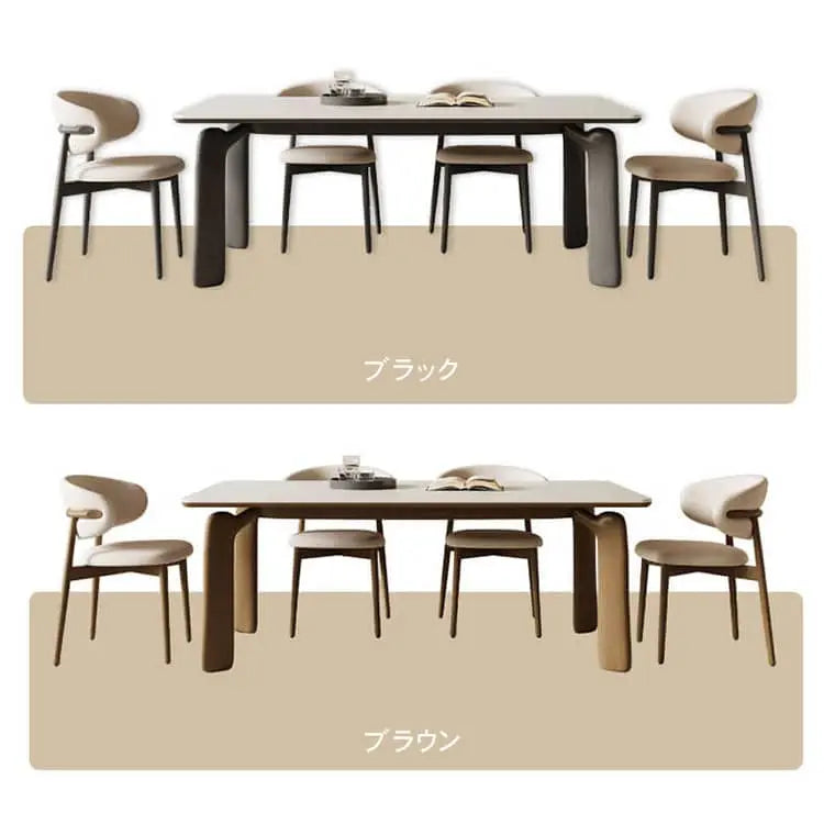 セラミックダイニングテーブル ホワイト 無垢材フレーム 幅140cm〜180cm 北欧風 おしゃれな食卓 sm-309