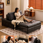 1人掛け ソファーベッド 2WAY｜折りたたみ・伸縮式 多機能 リラックスチェア リビング用 syj-0203-21