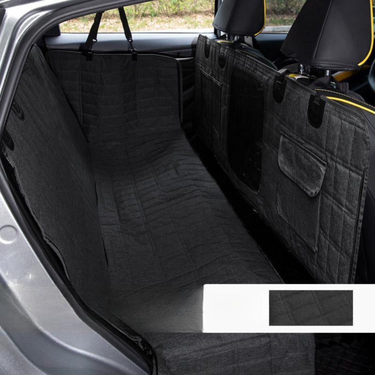 犬用カーシートカバー 後部座席用 ペットドライブシート 防水 防汚 車用ペットマット 犬用シートカバー uck-813