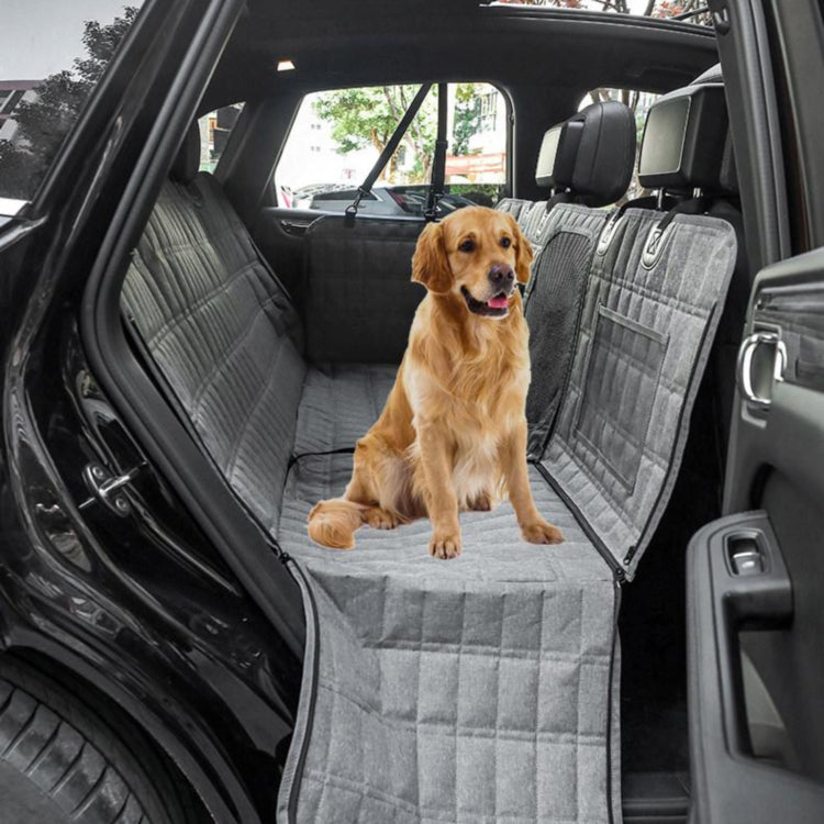 犬用カーシートカバー 後部座席用 ペットドライブシート 防水 防汚 車用ペットマット 犬用シートカバー uck-813