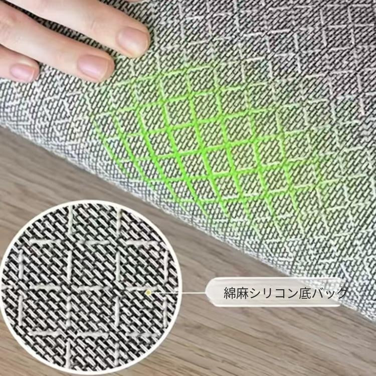 フェイクカシミヤ調 ラグマット リビングラグ フレンチクリーム風 カーペット 軽奢風 高級感 寝室 拭くだけ簡単 wdly-17