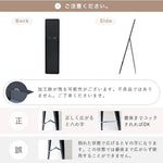 鏡 ホワイト ブラック ゴールド アルミ スチール wfwjsj-01-mirror