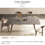 テーブル グレー セラミック wsm-001-table