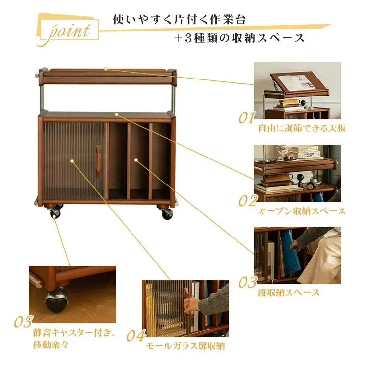 キャビネット ナチュラル ツゲ材 モールガラス xbjj-flbg-rack