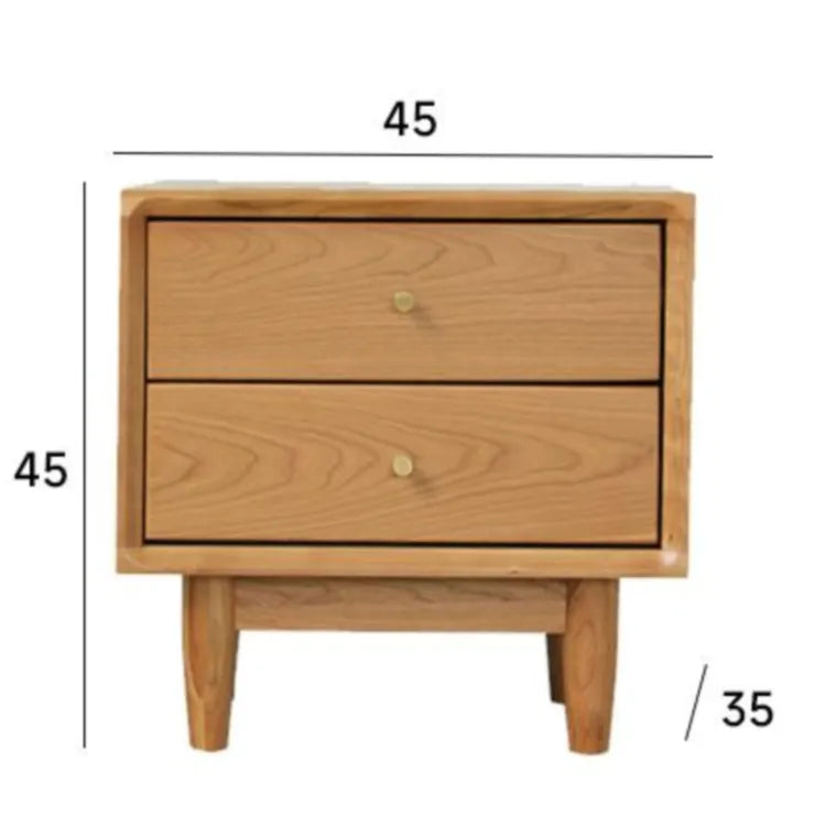 ナイトテーブル ナチュラル チェリー材 xbjj-glctg-cherry