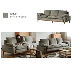 ソファー グリーン グレー ブルー イエロー ベージュ コーデュロイ チェリー xbjj-qqsf-sofa