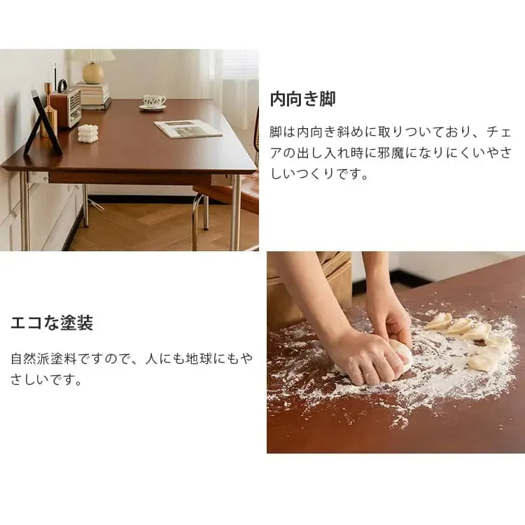 テーブル ナチュラル ツゲ材 ステンレス xbjj-sjcz-table