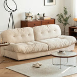 ソファー ホワイト ダークブラウン パイン材 エアレザー xbjj-ydsf-sofa