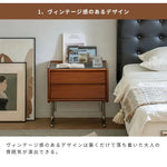 ナイトテーブル ブラウン ツゲ材 xbjj-ygctg-sidetable