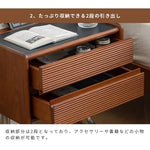 ナイトテーブル ブラウン ツゲ材 xbjj-ygctg-sidetable