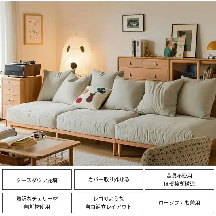 ソファー ライトグレー ブルー オレンジ イエロー ベージュ グレー チェリー xbjj-yssf-sofa