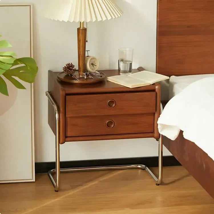 ナイトテーブル ブラウン ツゲ材 xbjj-yyctg-sidetable