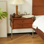 ナイトテーブル ブラウン ツゲ材 xbjj-yyctg-sidetable