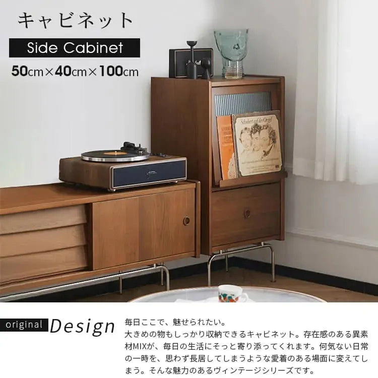 ラック ブラウン ツゲ材 モールガラス xbjj-yyxbg-cabinet