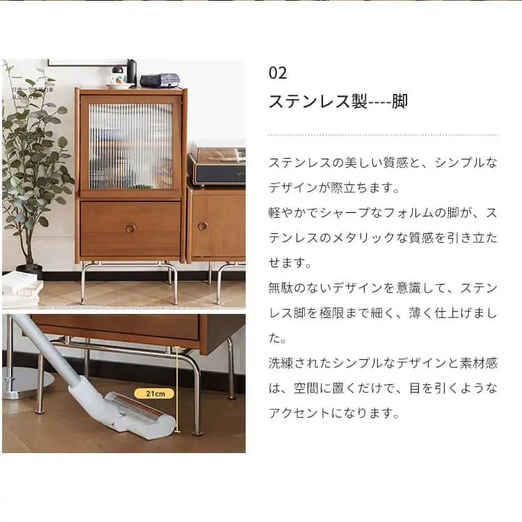 ラック ブラウン ツゲ材 モールガラス xbjj-yyxbg-cabinet