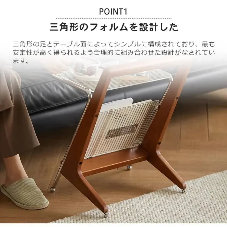 ラック ブラウン ツゲ材 スチール xbjj-yyxbj-table