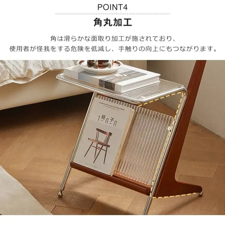 ラック ブラウン ツゲ材 スチール xbjj-yyxbj-table