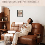 ヴィンテージ風 ソファーベッド 折りたたみ式｜伸縮ベッド 一体型 リビング・バルコニー対応 xizuo-0203-29