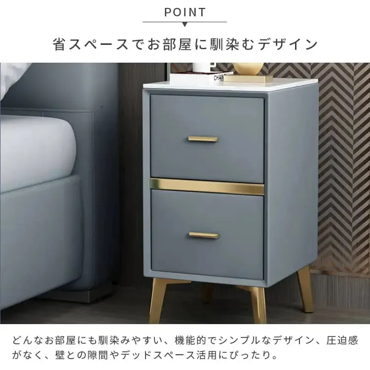 ナイトテーブル カーキ ホワイト オレンジ ベージュ グレー ブルー カーキ＋ホワイト オレンジ＋ホワイト ブルーグレー＋ホワイト グレー＋ホワイト セラミック 合成皮革 天然木 スチール yk-01-nightable