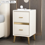 ミニマルベッドサイドテーブル小型シンプルモダン軽高級レザーナイトスタンド yk-01