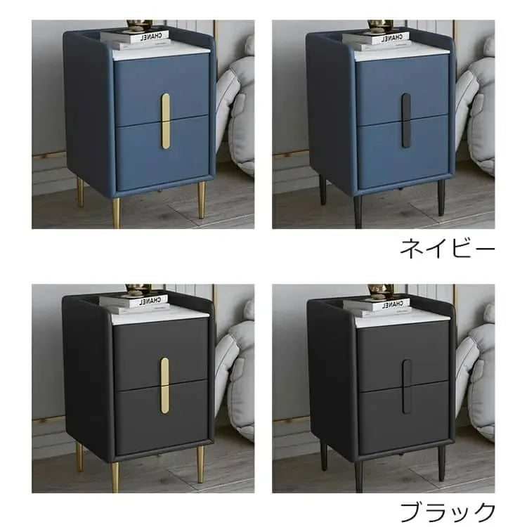 ナイトテーブル ピンク ホワイト ブラック ブラウン イエロー ベージュ ブルー グリーン ライトグレー ダークグレー PUレザー スチール 無垢材フレーム セラミック yk-07-nighttable