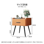 ナイトテーブル ホワイト ベージュ ライトグレー ダークグレー カーキ ブラウン グレー オレンジ セラミック 天然木 yk-09-nighttable