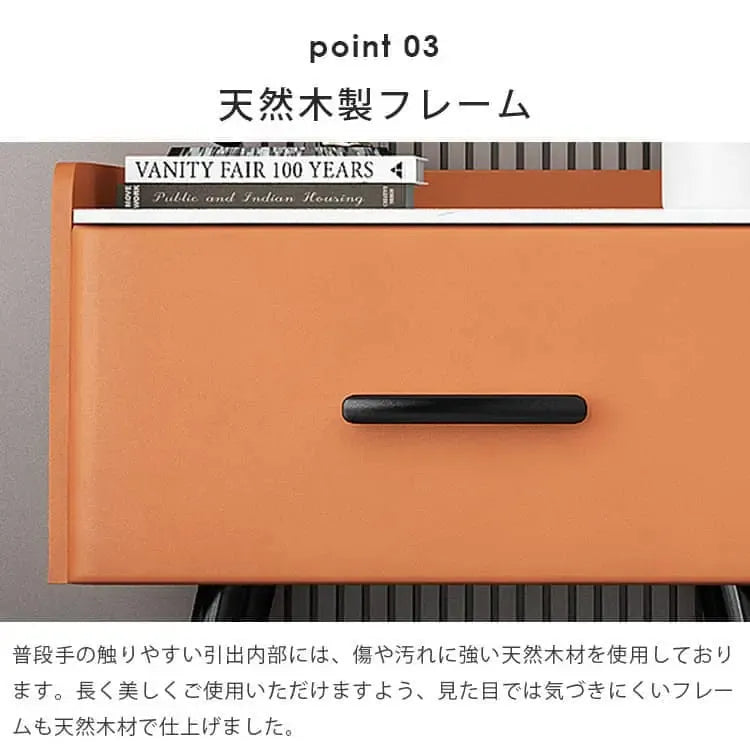 ナイトテーブル ホワイト ベージュ ライトグレー ダークグレー カーキ ブラウン グレー オレンジ セラミック 天然木 yk-09-nighttable