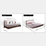 無垢材 ソファーベッド 折りたたみ式｜引き出しスライド 1〜2人用 多機能 書斎・リビング対応 ys-0228-px