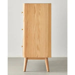 キャビネット ナチュラル ブラウン オーク材 キリ材 ガラス ysys-a1144-cupboard