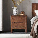 ナイトテーブル ブラウン オーク材 ysys-a3021-table