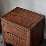 ナイトテーブル ブラウン オーク材 ysys-a3021-table