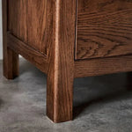 ナイトテーブル ブラウン オーク材 ysys-a3021-table