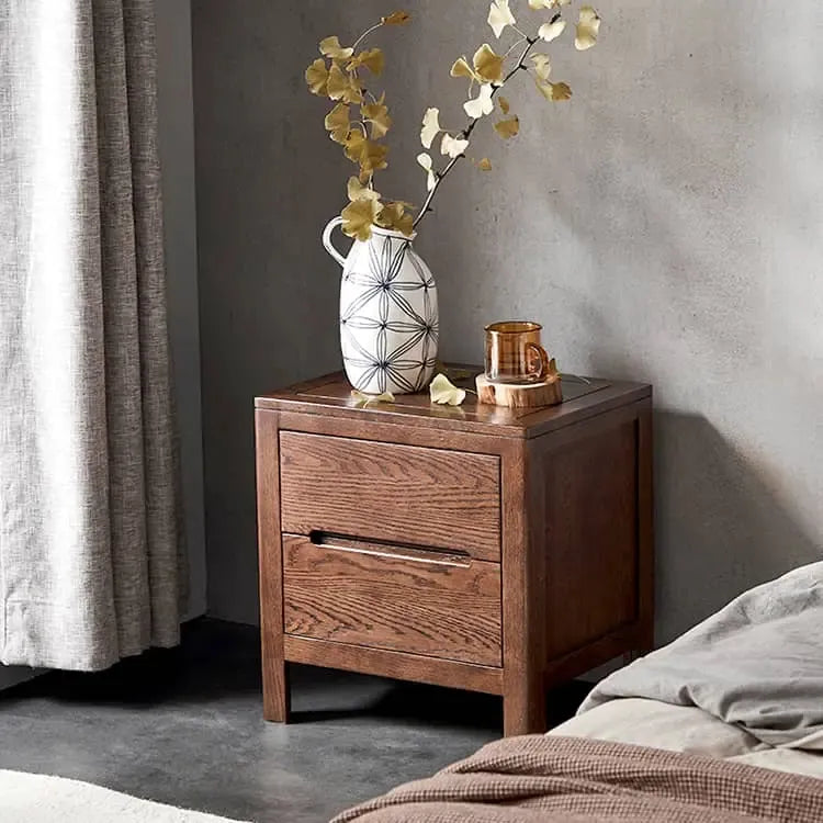 ナイトテーブル ブラウン オーク材 ysys-a3021-table