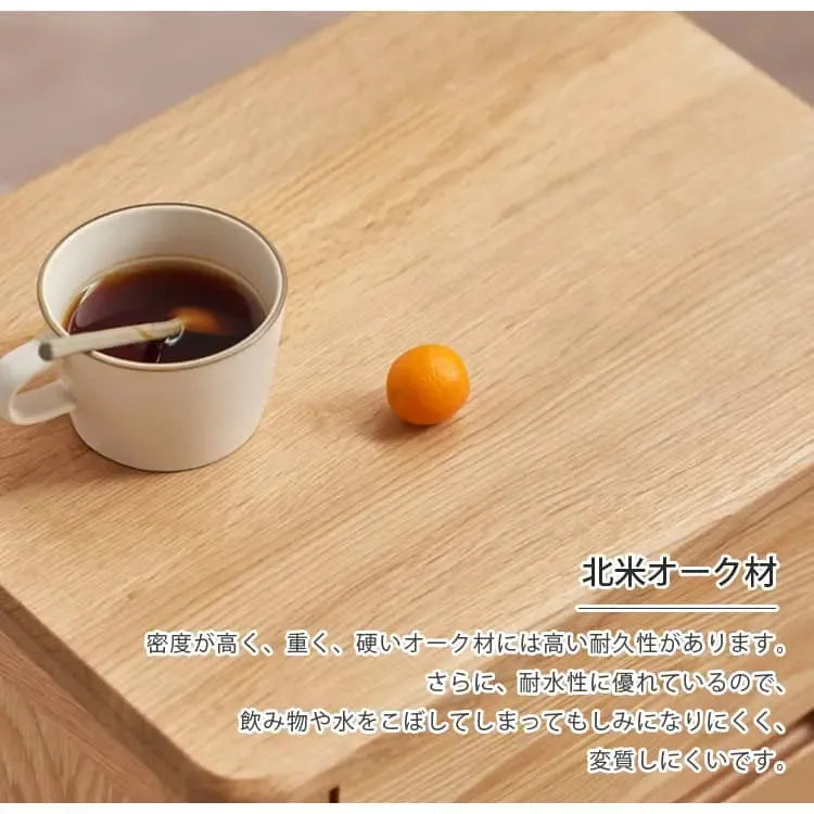 ナイトテーブル ナチュラル オーク材 ysys-a3026-table