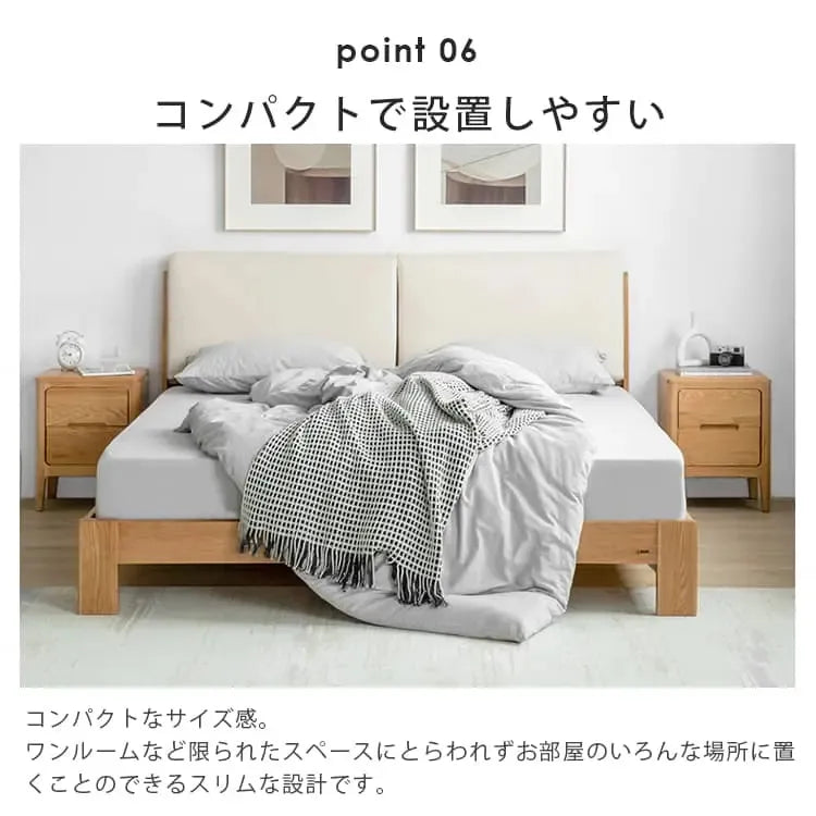 ナイトテーブル ナチュラル オーク材 ysys-a5022-table