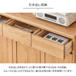 キャビネット ナチュラル オーク材 キリ材 ysys-a5094-storage