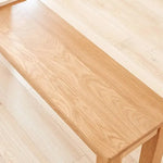 スツール ナチュラル ブラウン オーク材 ysys-a5132-bench