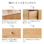 ナイトテーブル ナチュラル ブラウン オーク材 ysys-b3029-nighttable