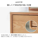 ナイトテーブル ナチュラル ブラウン オーク材 ysys-b3029-nighttable