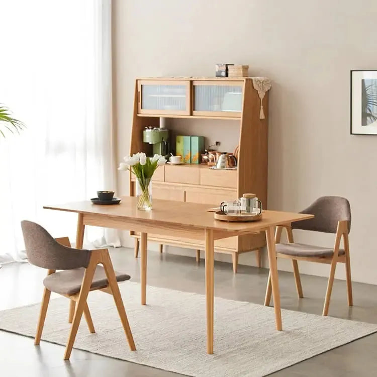 チェア グレー ブラウン オーク材 綿麻 ysys-b3124-chair