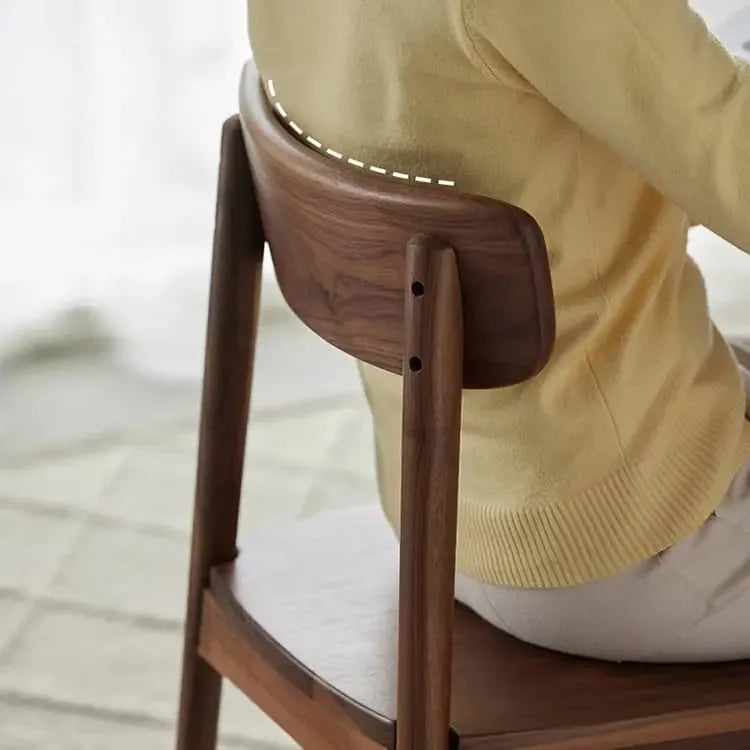 チェア ブラウン ブラックウォールナット材 ysys-b5127-chair