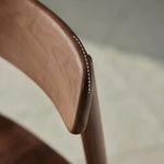 チェア ブラウン ブラックウォールナット材 ysys-b5127-chair