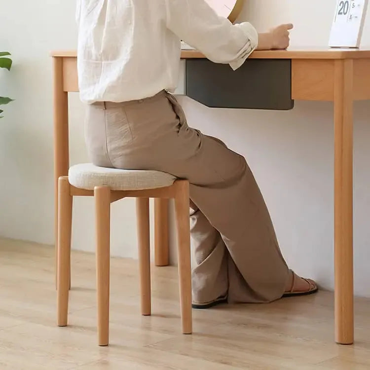 スツール ベージュ グリーン ブルー イエロー ブラウン ビーチ材 綿麻 ysys-c3132-stool