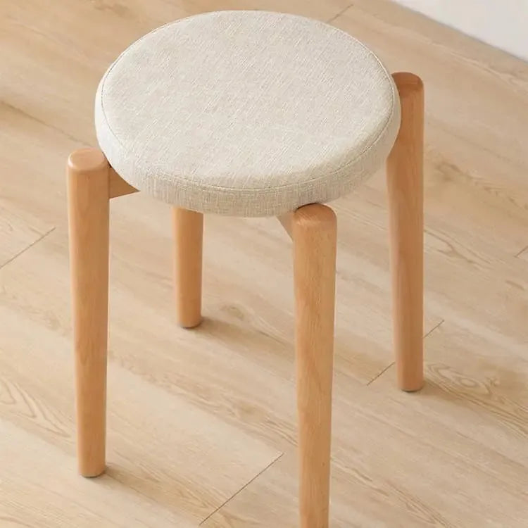 スツール ベージュ グリーン ブルー イエロー ブラウン ビーチ材 綿麻 ysys-c3132-stool