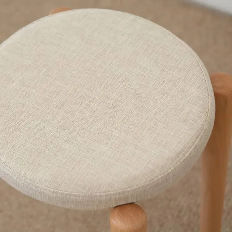 スツール ベージュ グリーン ブルー イエロー ブラウン ビーチ材 綿麻 ysys-c3132-stool